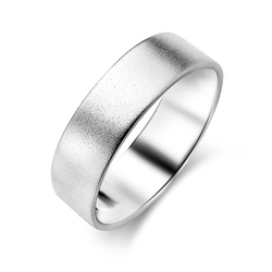 Silver Rings Matt Designed CSR-F6-02
